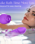 New Rose Clit Sucking Toy Dildo G-spot Vibrator