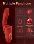 3-In-1 Rose Tongue Toy