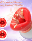 3 In 1 Rose Tongue-licking & Suction Vibrator