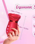 4-IN-1 Sucking & Licking Rose Toy