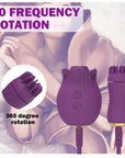 4 In 1 Detachable Rose Toy 10 FREQUENCY ROTATION