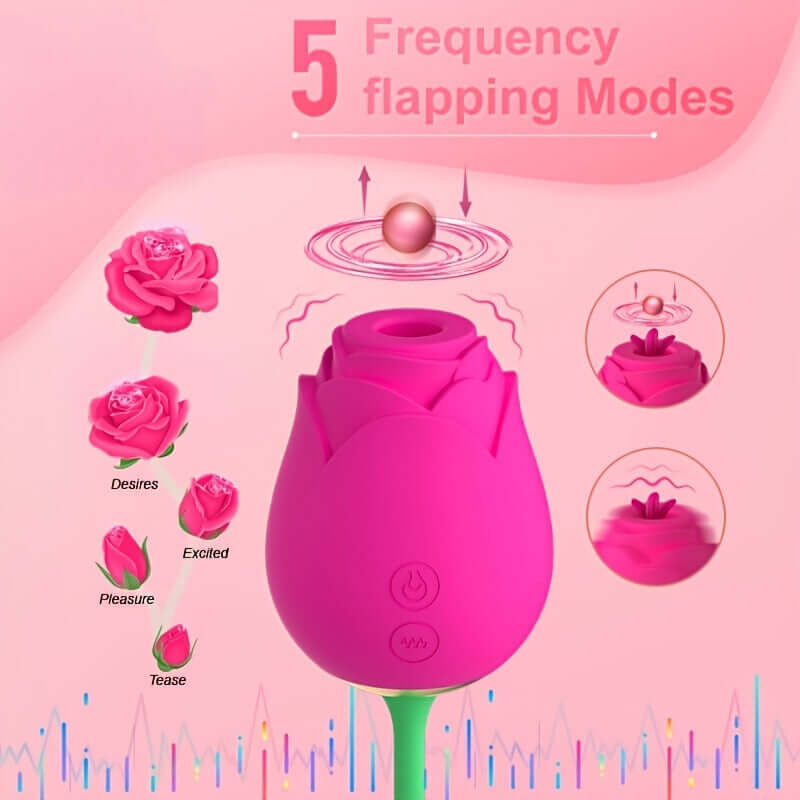 Adult Rose Toy - IPX7 Waterproof RoseZoe Adult Rose Toy - IPX7 Waterproof RoseZoe