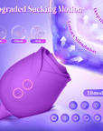 New Rose Clit Sucking Toy Dildo G-spot Vibrator