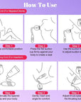 New Rose Clit Sucking Toy Dildo G-spot Vibrator