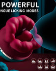 Mouth Shape Rose Toy With Vibrator
