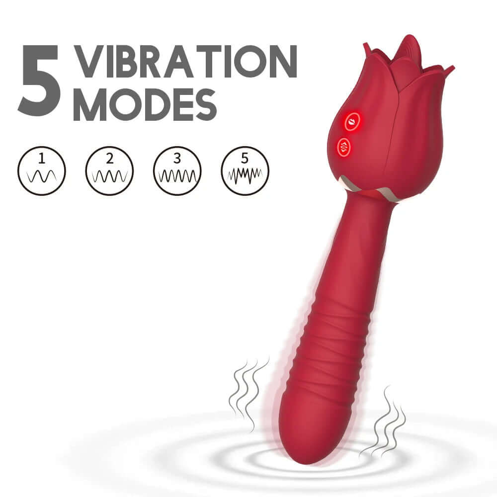 Rose Tongue Licking Wand