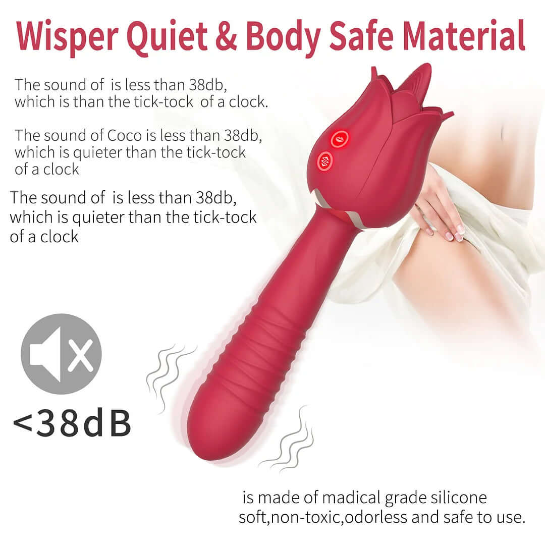 Rose Tongue Licking Wand