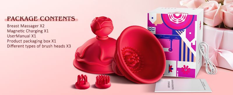 Rose Toy Nipple Massager