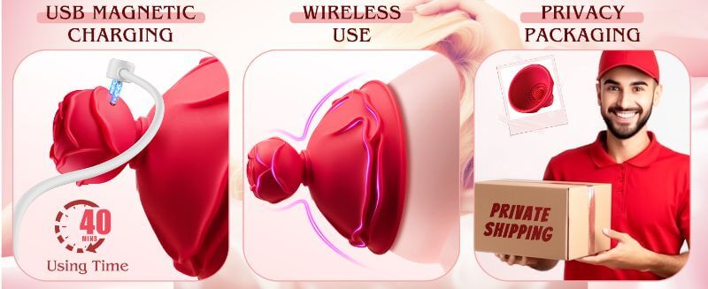 Rose Toy Nipple Massager