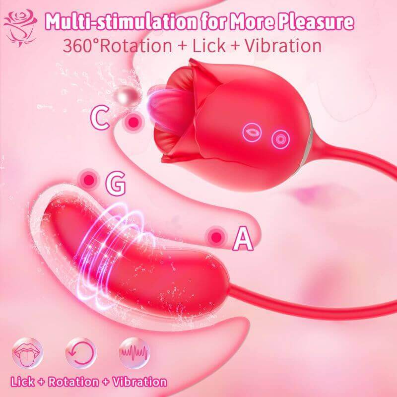 Rose Toy Vibrator for Women