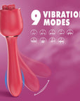 Rose Toy Wand For Women 9 frequency vibration