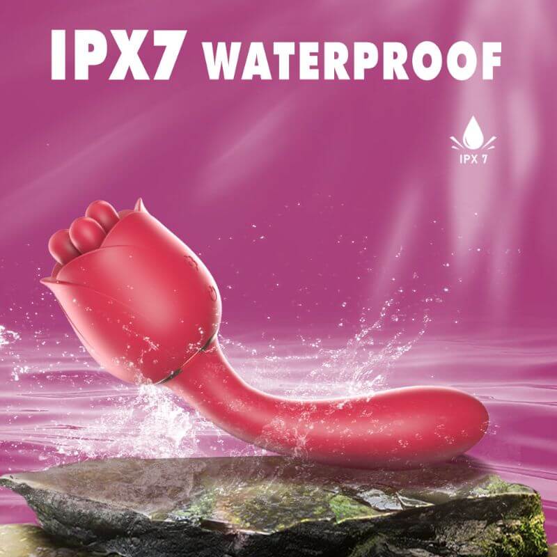 Rose Toy Wand For Women Waterproof IPX7