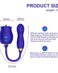 Rose Toy With Vibrating Dildo