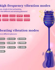 Rose Toy With Vibrating Dildo