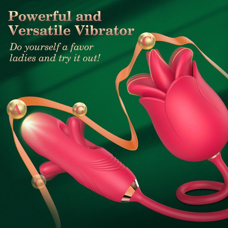 Rose Toys Licking Vibrator