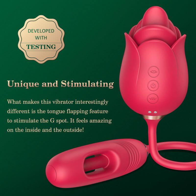 Rose Toys Licking Vibrator