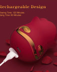 Rose Vibrator Clitoral Sucking Stimulator
