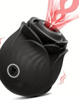 Black Rose Vibrator Sex Toy For Women