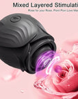 Rose Vibrator Sex Toy For Women