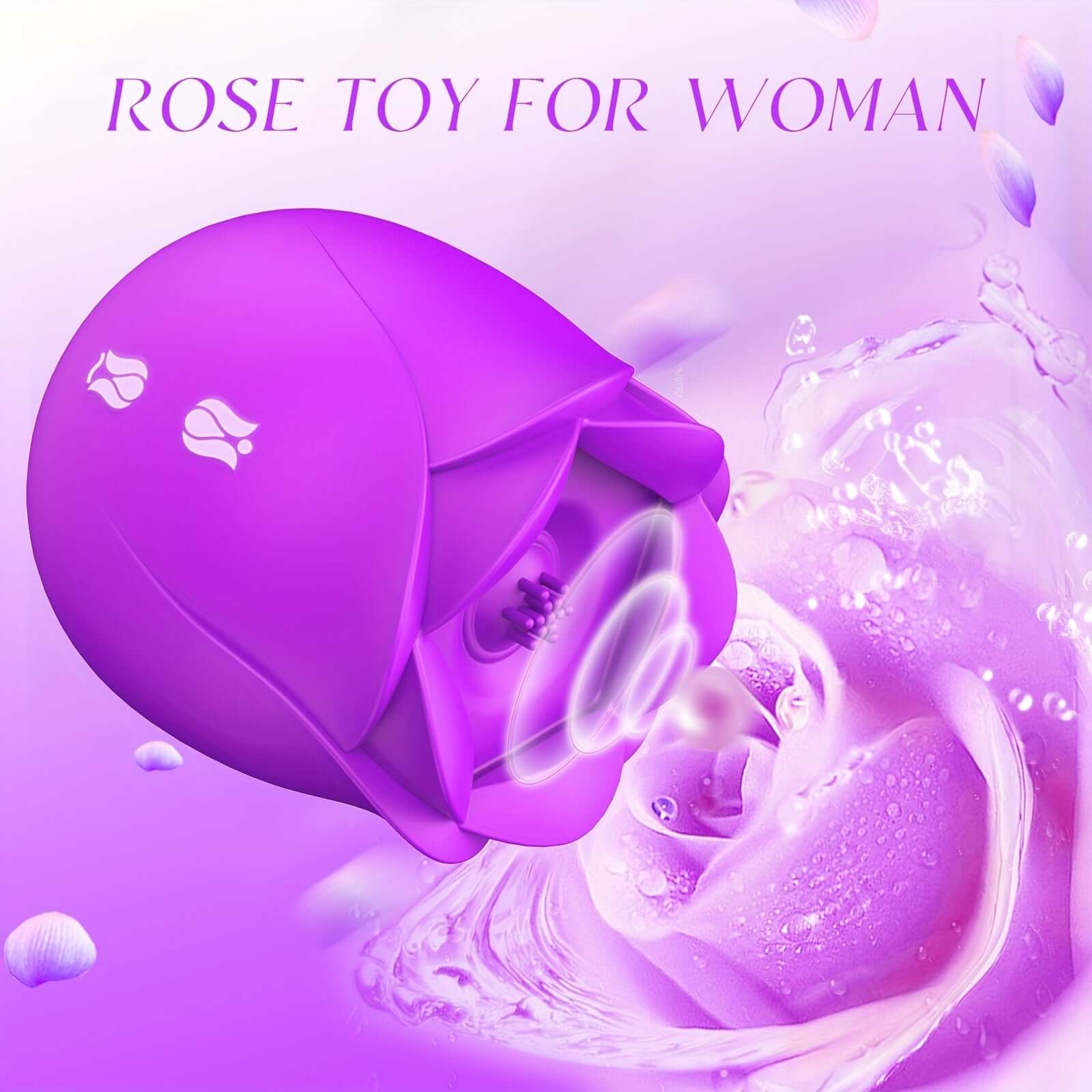 Rose Petal Sex Toy | Waterproof 9 Vibration Modes RoseZoe Rose Petal Sex Toy | Waterproof 9 Vibration Modes RoseZoe