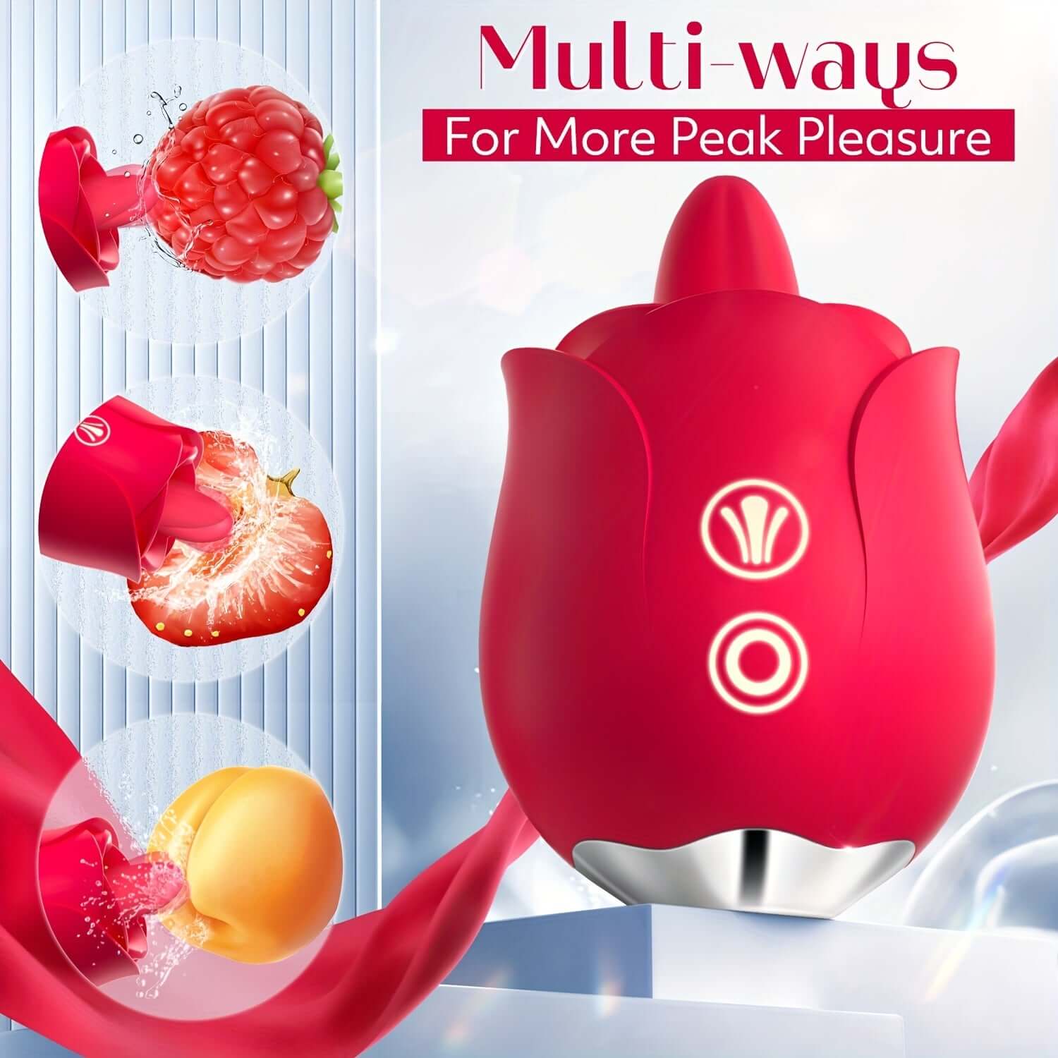 Rose Toy Vibrator For Women | Shocked Nipple Tongue Licking RoseZoe Rose Toy Vibrator For Women | Shocked Nipple Tongue Licking RoseZoe