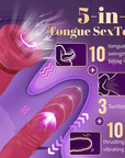 Red Rose Toy with Tongue