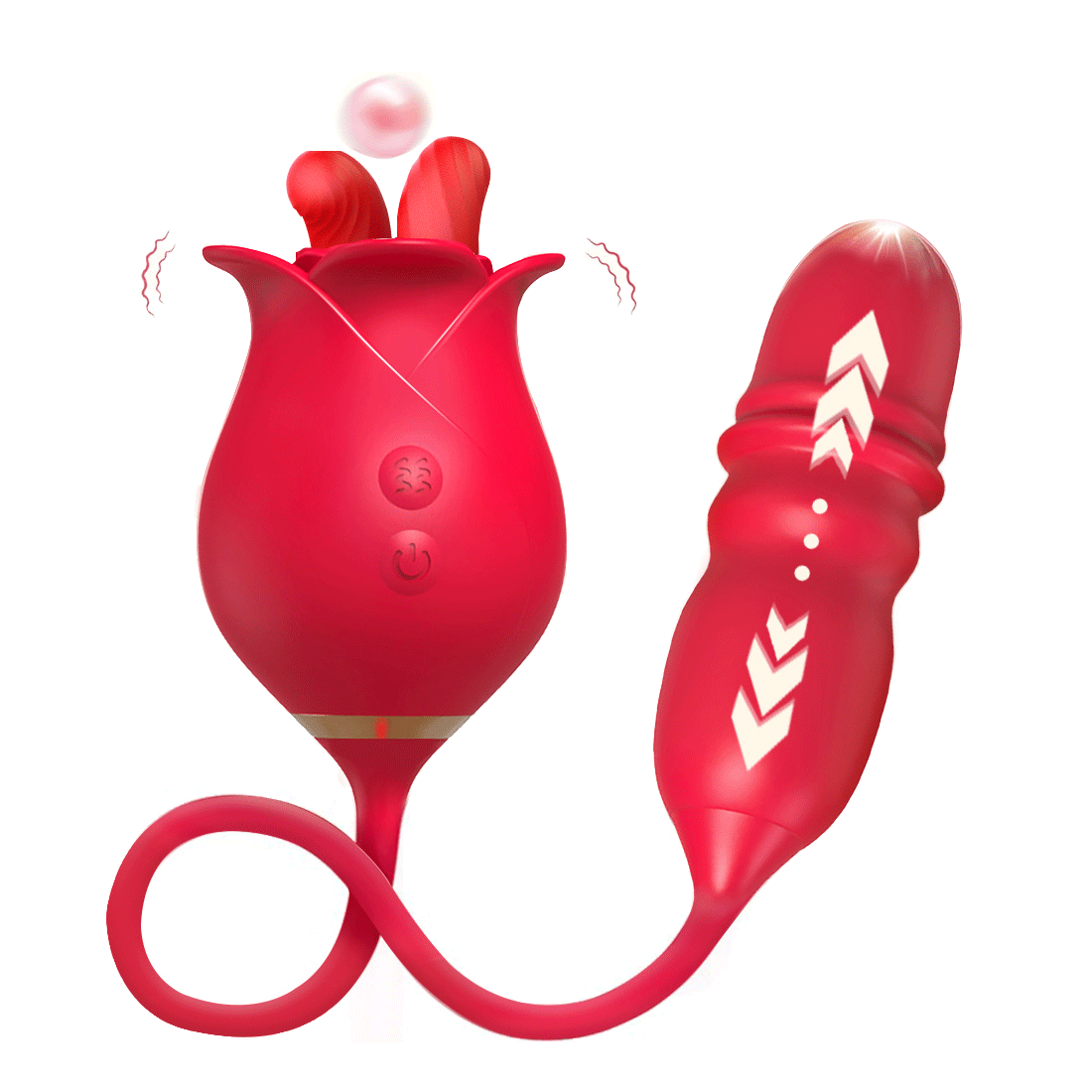 Sexual Rose With Dildo - 10 Licking Vibrating Modes RoseZoe Sexual Rose With Dildo - 10 Licking Vibrating Modes RoseZoe