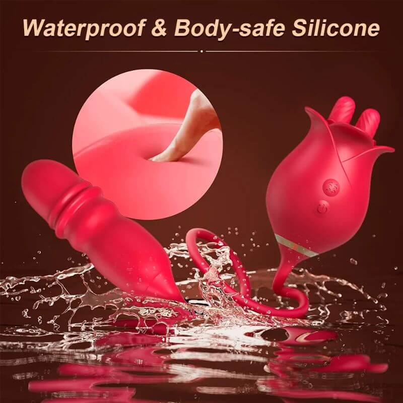 Sexual Rose With Dildo