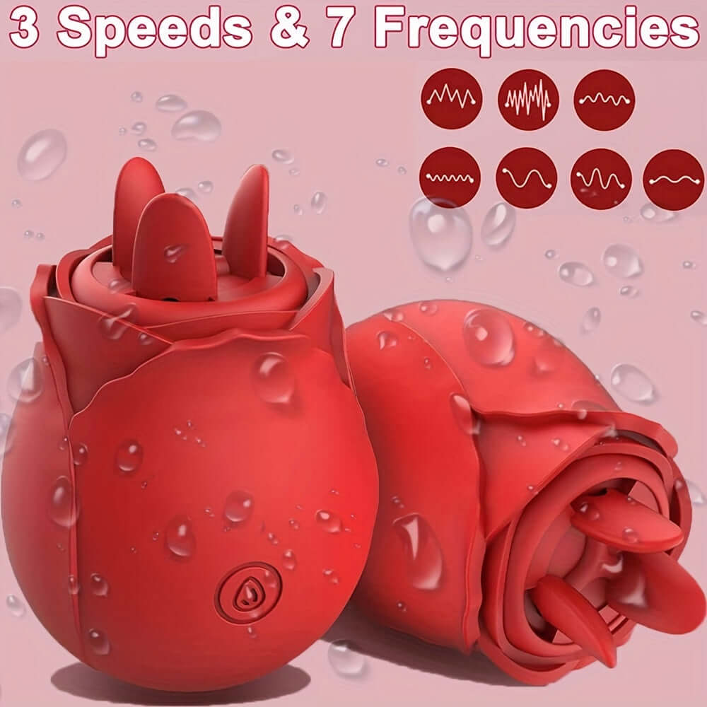 Rose Vibrator 360°no Dead Angleto Surround