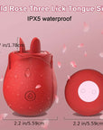 Rose Vibrator Size: 3.3in*2.6in*2.6in