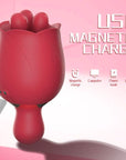 Tongue Rose Flower Vibrator