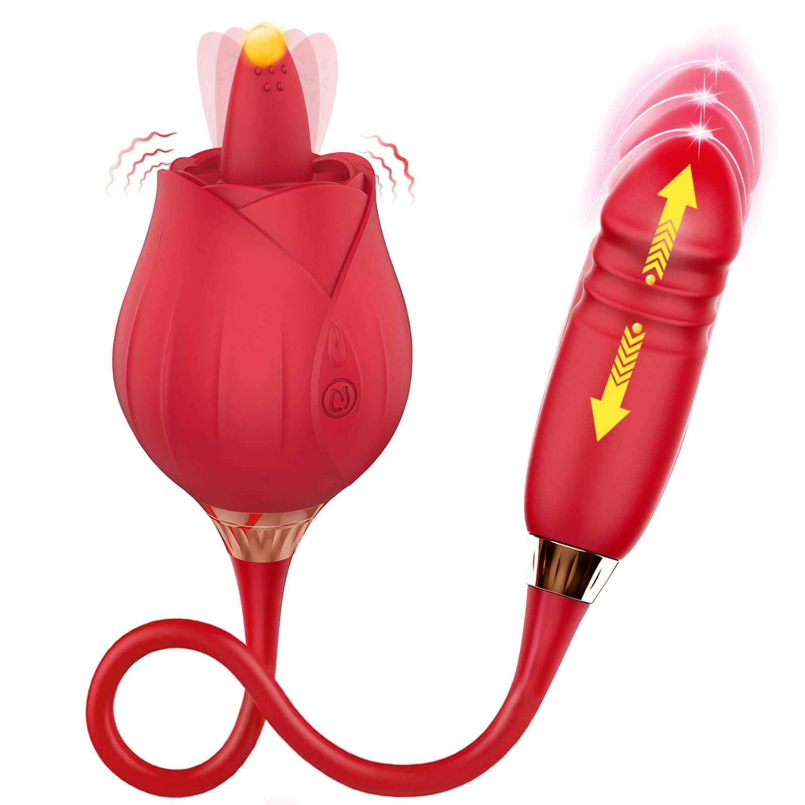 Tongue-licking & Thrusting Rose Toy RoseZoe Tongue-licking & Thrusting Rose Toy RoseZoe