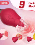 Tongue-licking & Thrusting Rose Toy