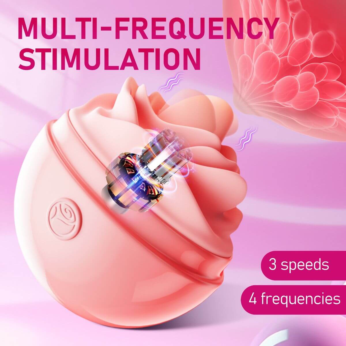 Pink Rose Vibrator