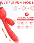 rabbit vibrator rose toy MULTIPLE FUN MODES