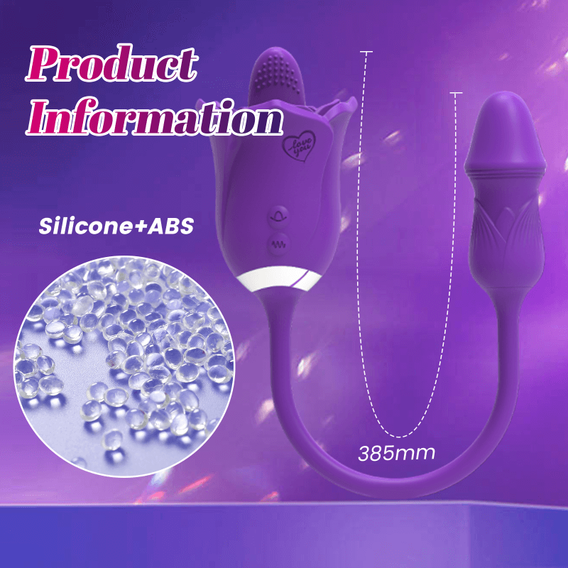 rose bud toy Silicone ABS