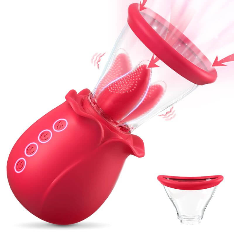 Rose Clit Toy - Exquisite Design and Dual Stimulation RoseZoe Rose Clit Toy - Exquisite Design and Dual Stimulation RoseZoe