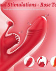 3-in-1 Rose Dildo