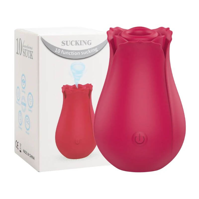 Rose Sucking Toy, Red, Pink, and Orange RoseZoe Rose Sucking Toy, Red, Pink, and Orange RoseZoe