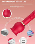 rose telescopic toy usb charging