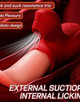 rose tongue vibrator Lick and suck resonance trio