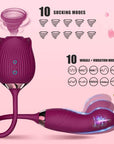 Rose toy with Dildo Extension: A Multi-Functional Delight