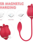Rose Toy With Telescopic Vibration Modes