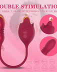 Rose Toy With Telescopic Vibration Modes