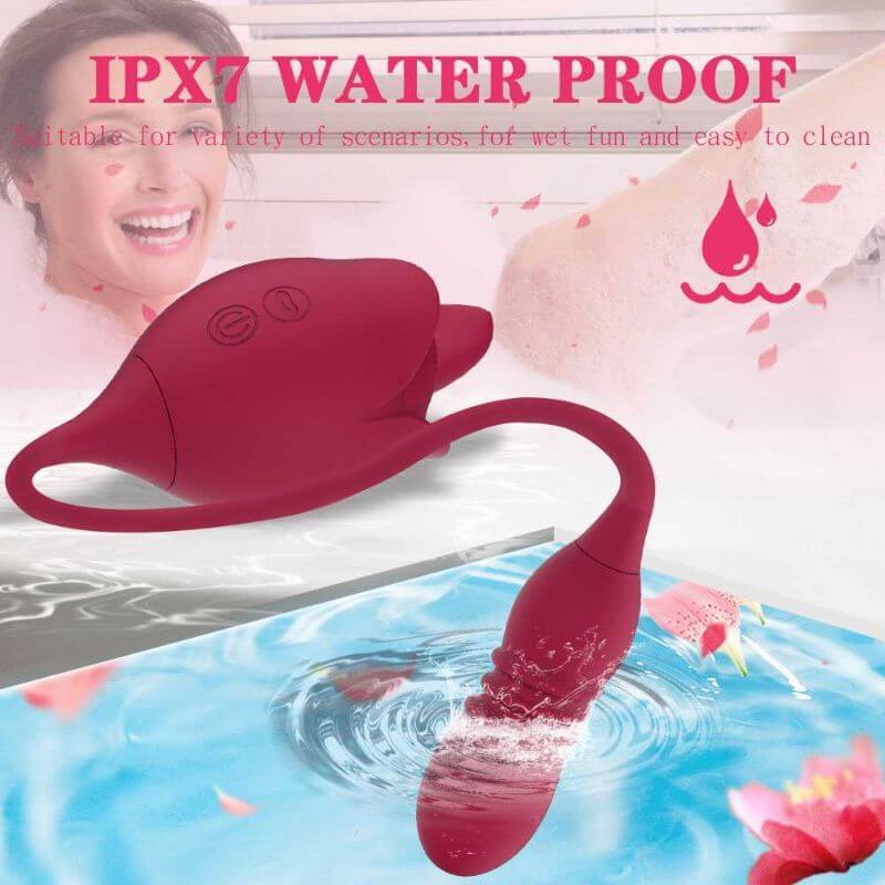 Rose Toy With Telescopic Vibration Modes