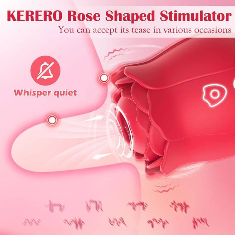 Rose Toy Vibrator | 10 Diverse Sucking Modes RoseZoe Rose Toy Vibrator | 10 Diverse Sucking Modes RoseZoe