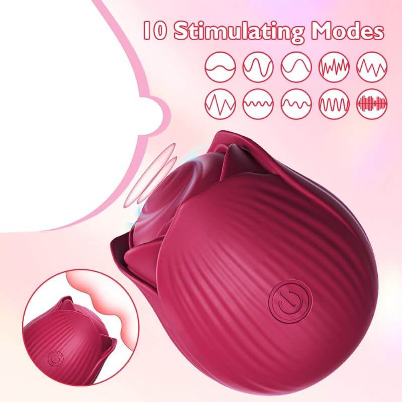 Rose Vibration - Tapping &Vibrating Modes RoseZoe Rose Vibration - Tapping &Vibrating Modes RoseZoe