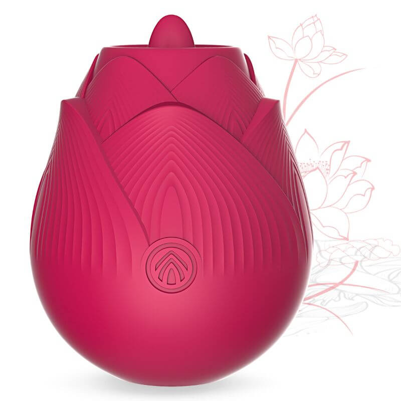 Rose with Tongue - Dual-Head Design RoseZoe Rose with Tongue - Dual-Head Design RoseZoe