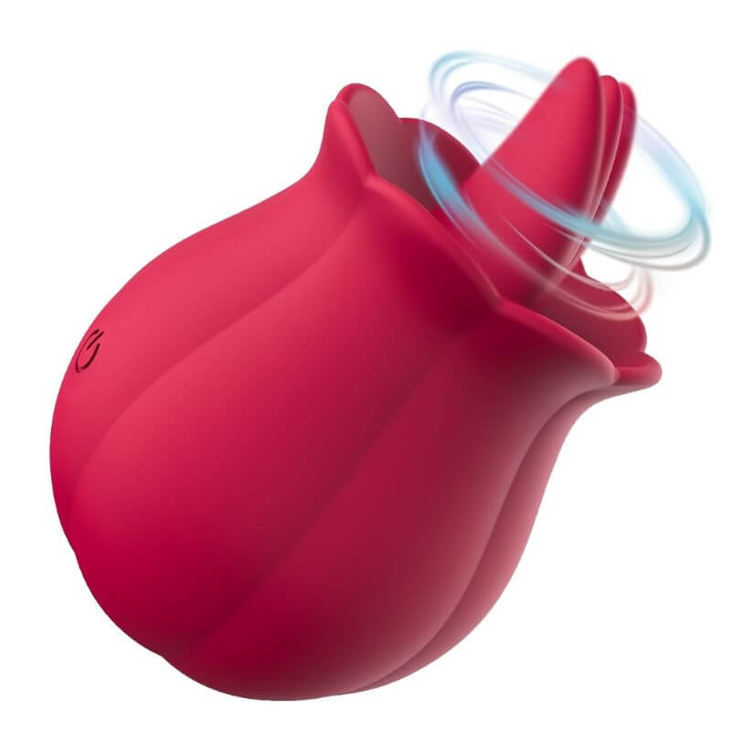 Rose Women Toy | Tongue Licking Stimulator With 9 Vibrating RoseZoe Rose Women Toy | Tongue Licking Stimulator With 9 Vibrating RoseZoe
