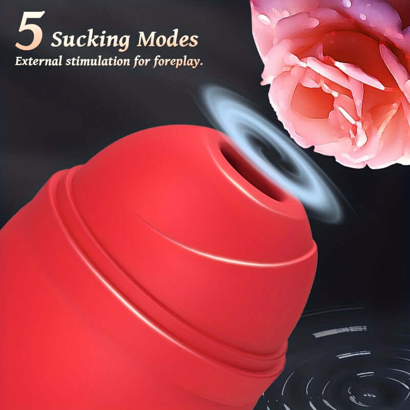 Sex Toy Rose Vibrator - Waterproof & Easy to clean RoseZoe Sex Toy Rose Vibrator - Waterproof & Easy to clean RoseZoe